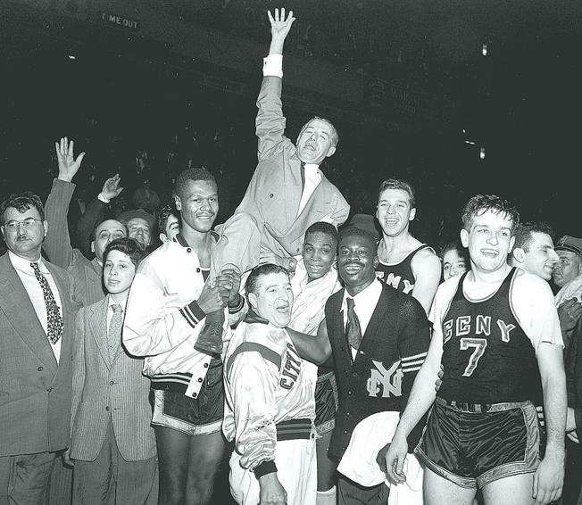 CCNY won the NCAA title at Madison Square Garden in 1950 and then captured the NIT 10 days later.